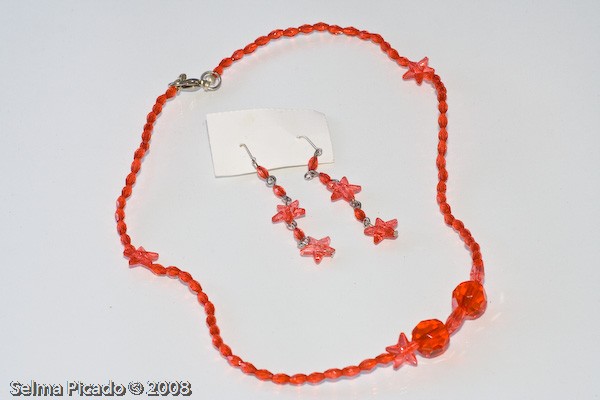 Colar de Missangas com Brincos